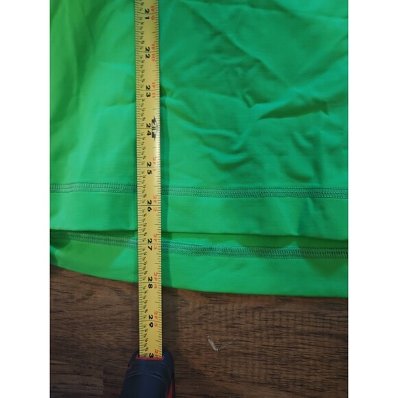 Lululemon Pullover Mens Medium Green Surge Quarter Zip Reflective Running Nylon - Picture 3 of 7